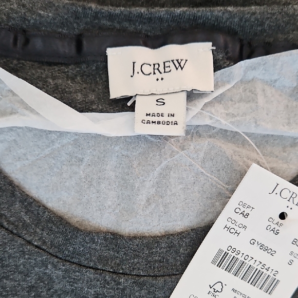 J. Crew Women's Gray Shirt - Picture 4 of 4